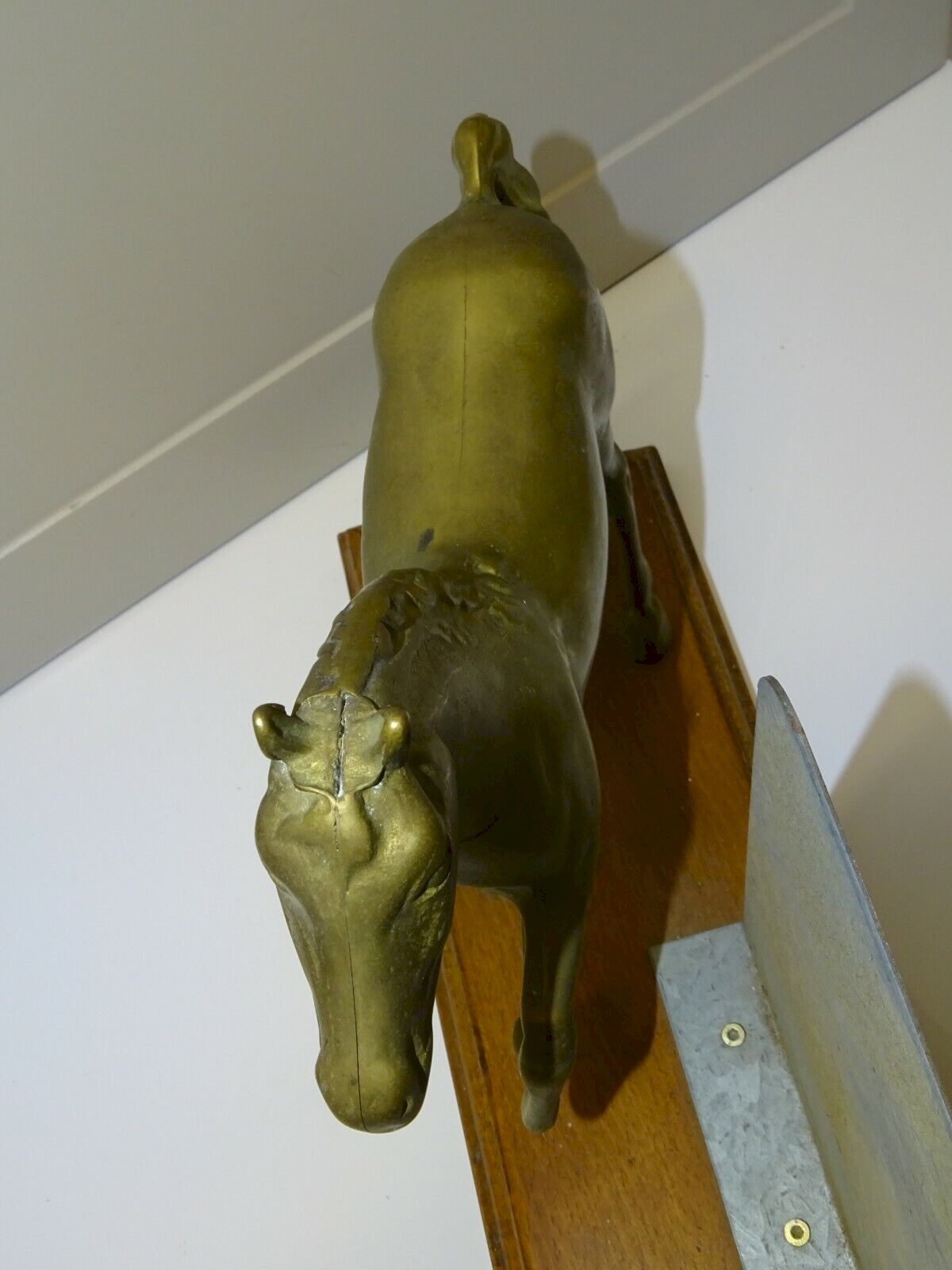 Porte-cheval Hamilton En Laiton Massif - Taille Grand (500-725 Lbs) - Neuf Vert
