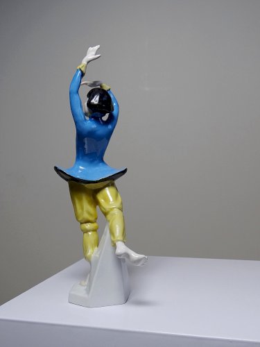 Sujet en porcelaine art déco ancien 1920-1930 danseuse Heubach