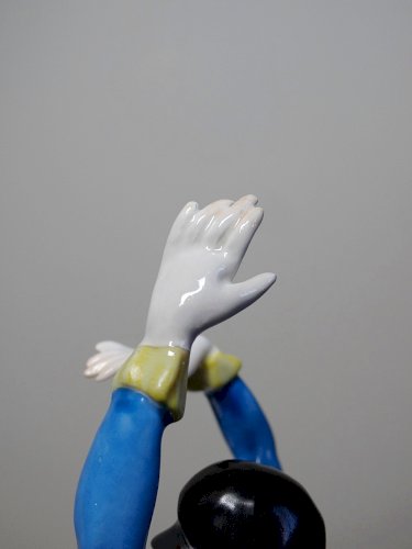 Sujet en porcelaine art déco ancien 1920-1930 danseuse Heubach