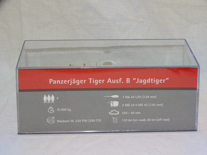 -SUJET MINIATURE CHAR PANZERJÄGER TIGER Ausf B Jagdtiger S pz Jaz : Abt-653    D