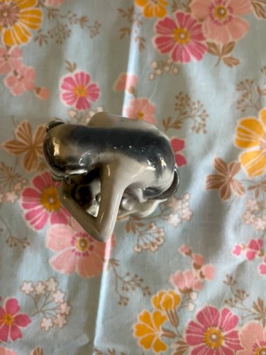 Sujet singe porcelaine de vienne