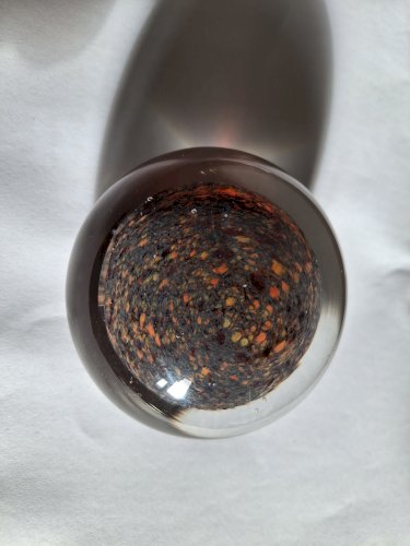 Sulfure boule presse-papiers moderne parfait état