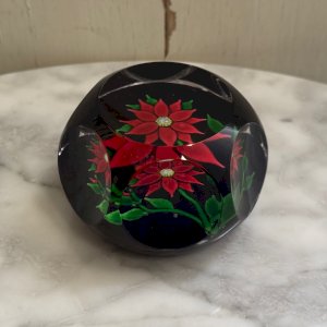 Facet crystal paperweight or sulfur Saint-Louis SL 1970 M3570