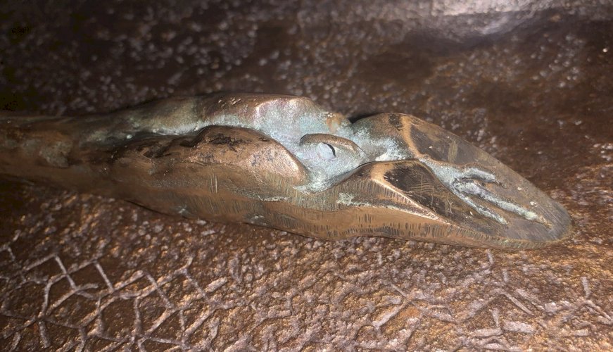 superbe ancien chausse pied en bronze patte de gibier chasse vénerie