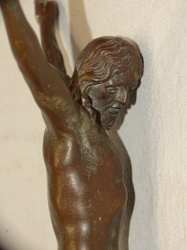 -SUPERBE ANCIEN CHRIST BRONZE DEBUT XXe pour CRUCIFIX COLLECTION DECO RELIGION D