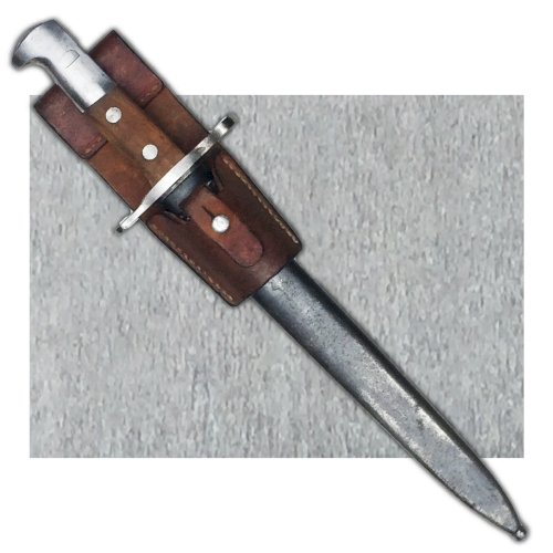 SUPERBE BAIONNETTE / POIGNARD DE COMBAT SUISSE WAFFENFABRIK MODELE 1906 ORIGINAL 03