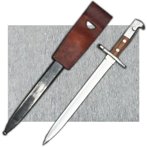 SUPERBE BAIONNETTE / POIGNARD DE COMBAT SUISSE WAFFENFABRIK MODELE 1906 ORIGINAL 03