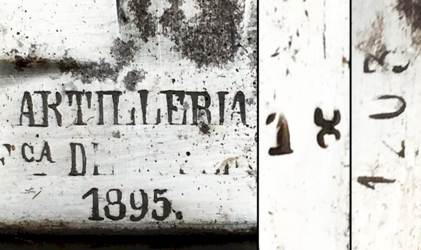 ✔SUPERBE & BELLE BAIONNETTE / MACHETTE ESPAGNOLE, ARTILLERIE, COURTE, TOLEDO, MAUSER, ORIGINAL #19