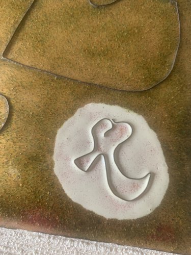 Superbe composition surréaliste peinture sur cuivre Miro Dali Picasso