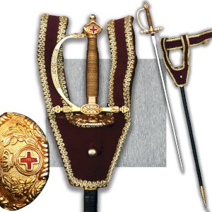 SUPERB & LUXURIOUS SWORD OF SPANISH GENDARME TOLEDO (?), XX, GILDING, ORIGINAL