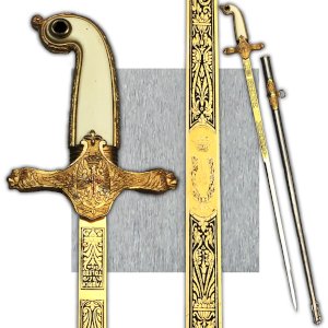 SUPERB & LUXURIOUS SPANISH GENERAL SWORD TOLEDO GILDING XX ORIGINAL