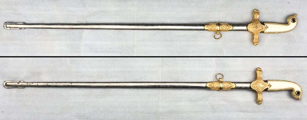 SUPERBE & LUXUEUSE ÉPÉE DE GÉNÉRAL ESPAGNOL TOLEDO DORURE XX ORIGINAL