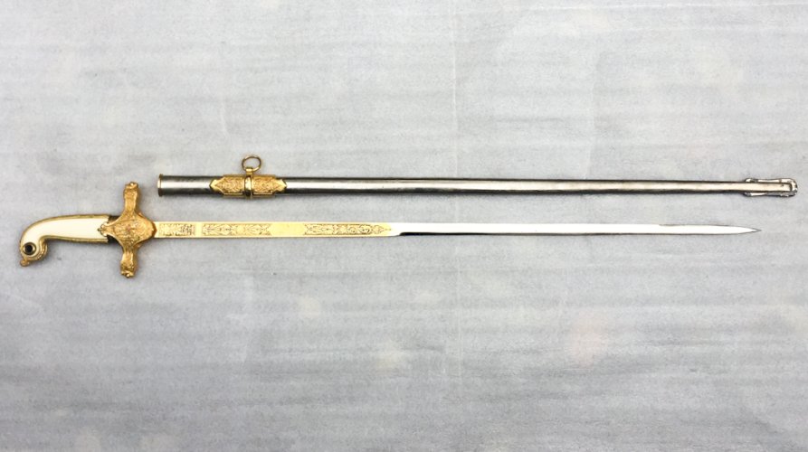 SUPERBE & LUXUEUSE ÉPÉE DE GÉNÉRAL ESPAGNOL TOLEDO DORURE XX ORIGINAL