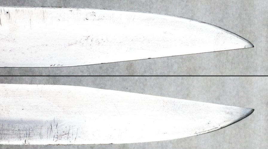 SUPERBE & MASSIF POIGNARD / PAS SABRE / COUTEAU DE BOTTES, MULTI-USAGE, XX, ORIGINAL #46