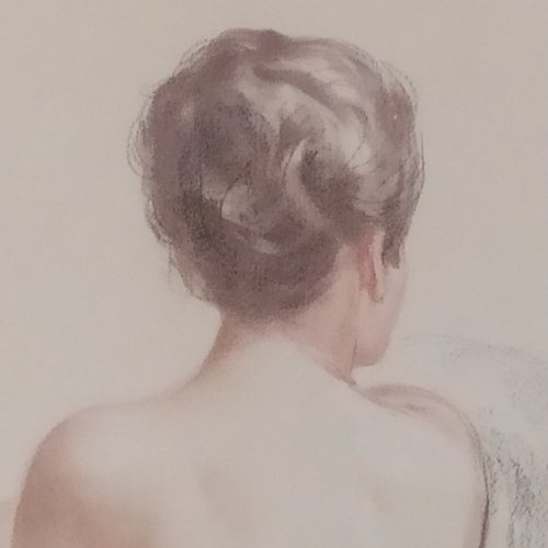 Superbe nu féminin signé Albert Genta époque 1950/1960
