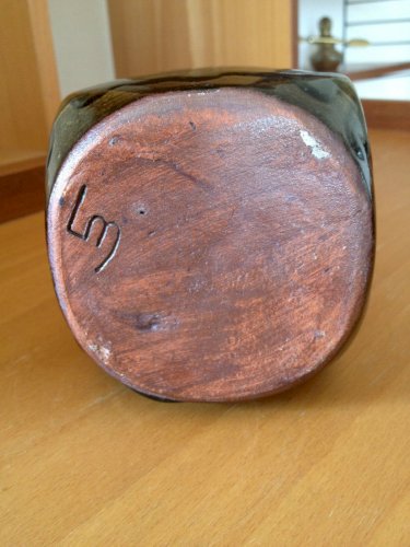 SUPERBE PETIT VASE EN CERAMIQUE SIGNE ANNEES 50 60 