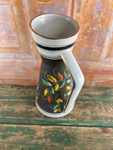 Superbe Pichet décoratif vintage signé H. Bequet Quaregnon – Belgique – 1950