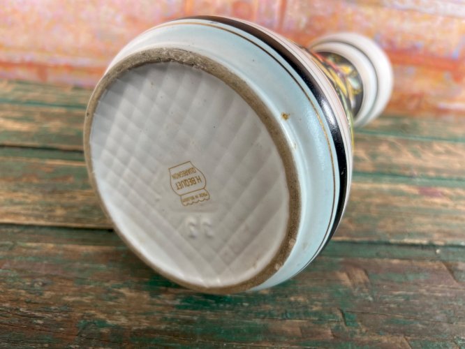 Superbe Pichet décoratif vintage signé H. Bequet Quaregnon – Belgique – 1950