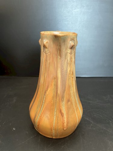 Superbe Pichet Denbac ? grès flammé à coulures 1930 Art Déco