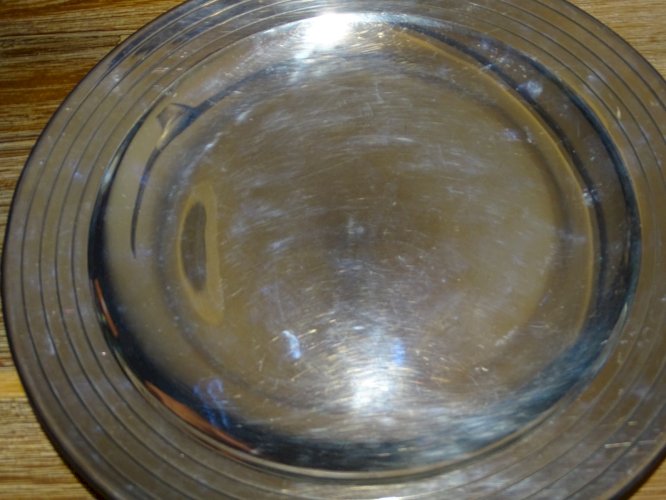 -SUPERBE PLAT ARGENT MASSIF Poinçons MINERVE Puiforcat poids 515 g COLLECTION  D