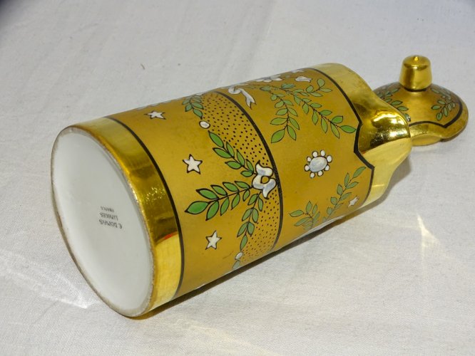-SUPERBE POT A LAIT A CREME LIMOGES FIN XIXe COMMEMORATIF U.S.A signé E DUMAS  D