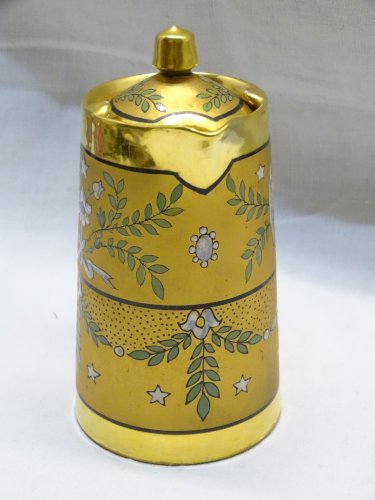 -SUPERBE POT A LAIT A CREME LIMOGES FIN XIXe COMMEMORATIF U.S.A signé E DUMAS  D