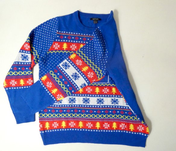 superbe pull moche de Noël LIDL collector! taille L 42/44 TBE