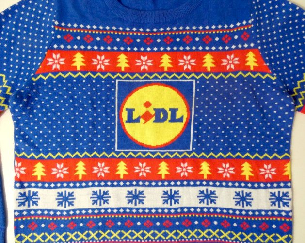 superbe pull moche de Noël LIDL collector! taille L 42/44 TBE