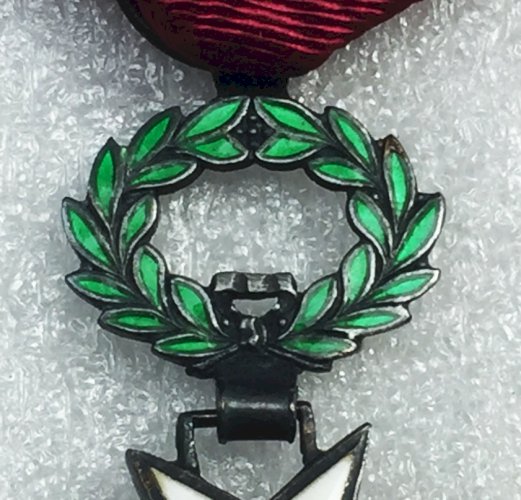 SUPERBE & RARE : MÉDAILLE / ORDRE OFFICIER DE LA COURONNE BELGE ORIGINAL