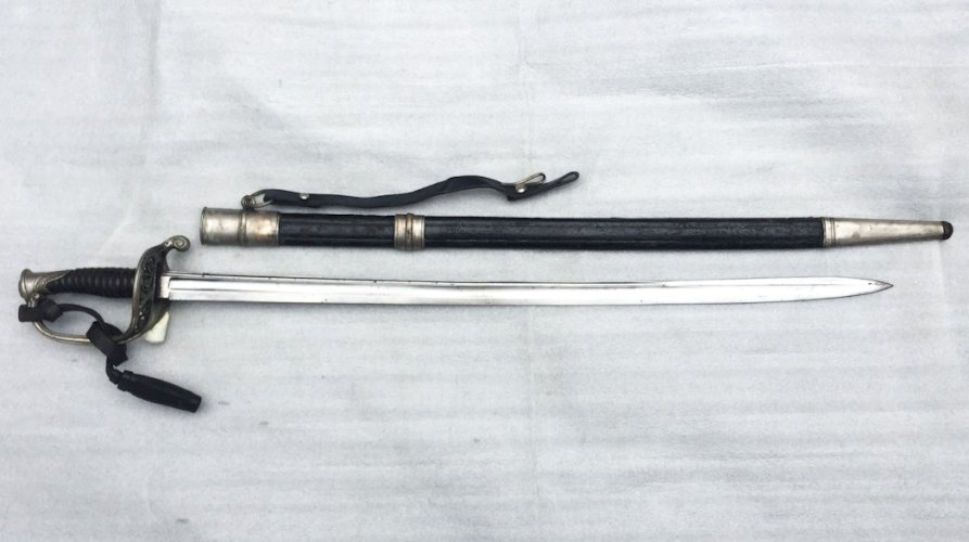 SUPERBE & RARE SABRE DADJUDANT FRANCAIS MOD.1845 CHATELLERAULT FONSON XIX ORIGINAL