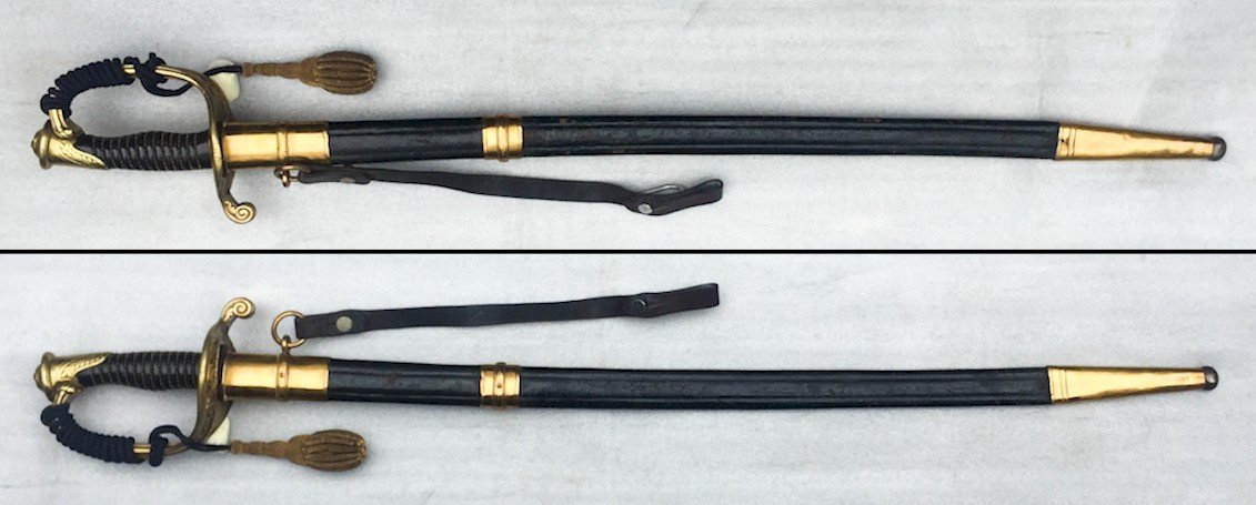 SUPERBE & RARE SABRE D'ADJUDANT FRANCAIS MOD.1845 CHATELLERAULT 1890 XIX ORIGINAL