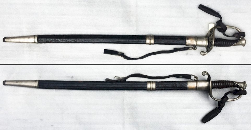 SUPERBE & RARE SABRE DADJUDANT FRANCAIS MOD.1845 CHATELLERAULT FONSON XIX ORIGINAL