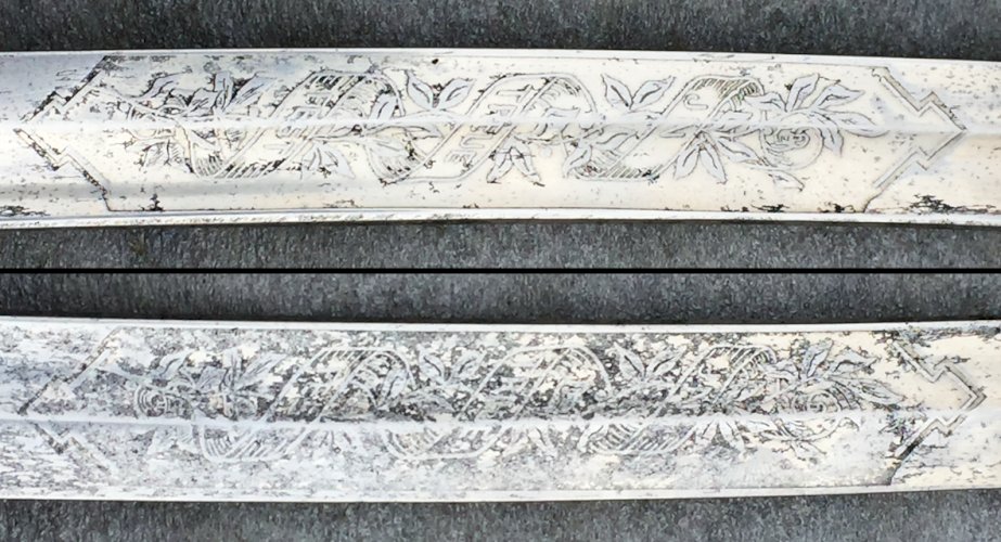 SUPERBE & RARE SABRE DOFFICIER BAVAROIS, LAME GRAVÉE, SOLINGEN, WW1, ORIGINAL