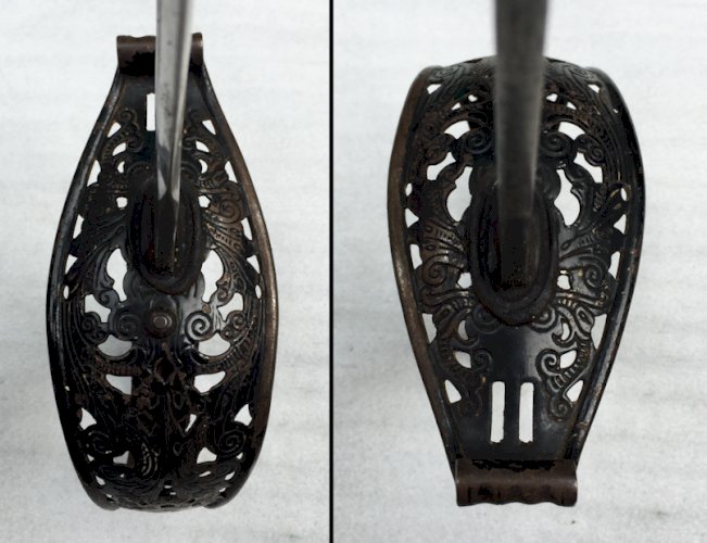 SUPERBE & RARE SABRE D'OFFICIER DE CAVALERIE SUISSE WAFFENFABRIK NEUHAUSEN XIX ORIGINAL 