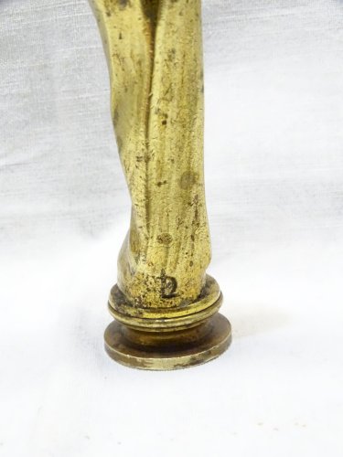 -SUPERBE SCEAU EN BRONZE "ECCHO" NYMPHE  ART NOUVEAU  MANQUE LA MATRICE   D