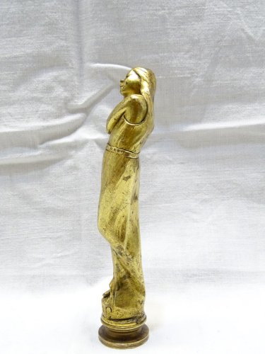 -SUPERBE SCEAU EN BRONZE "ECCHO" NYMPHE  ART NOUVEAU  MANQUE LA MATRICE   D