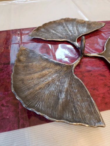 Superbe serviteur a 3 compartiments en métal année 70-80 en bon état