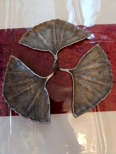 Superbe serviteur a 3 compartiments en métal année 70-80 en bon état