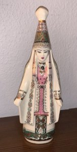 Superb traditional porcelain doll figurine USSR Kazakhstan