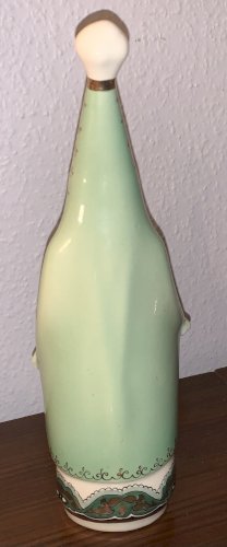 Superbe statuette poupée traditionnelle en porcelaine peinte USSR Kazakhstan