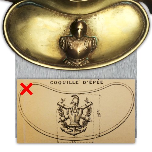 SUPERBE & TRES RARE ÉPÉE FRANCAISE POLYTECHNIQUE : ÉPÉE + BAUDRIER + DRAGONNE XIX ORIGINAL