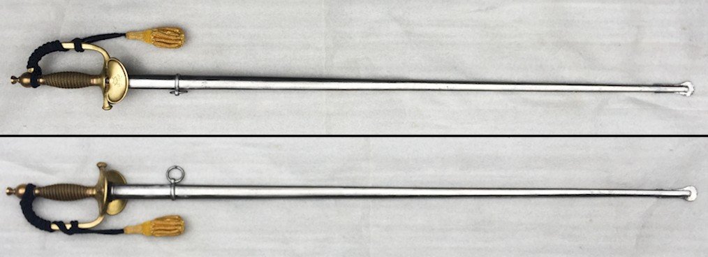 SUPERBE & TRES RARE ÉPÉE FRANCAISE POLYTECHNIQUE : ÉPÉE + BAUDRIER + DRAGONNE XIX ORIGINAL