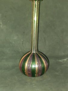 superbe vase bouteille en verre de murano en bon etat