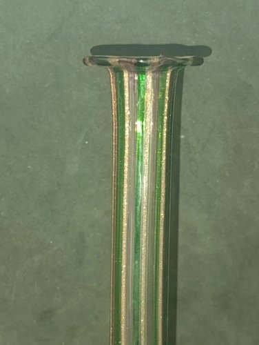 superbe vase bouteille en verre de murano en bon etat