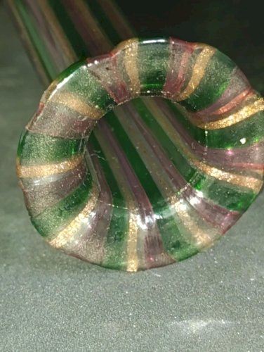 superbe vase bouteille en verre de murano en bon etat