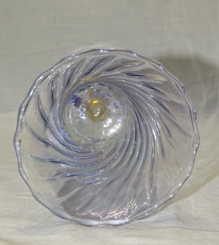 -SUPERBE VERRE A PIED VERRE DE VENISE JOLI PIED TRAVAILLE COLLECTION VITRINE   D