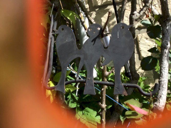 Support de plantes mural décor hirondelle oiseaux crochet pour accrocher jardin