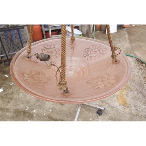 Suspension Année 30 Verre Saumoné Verdun