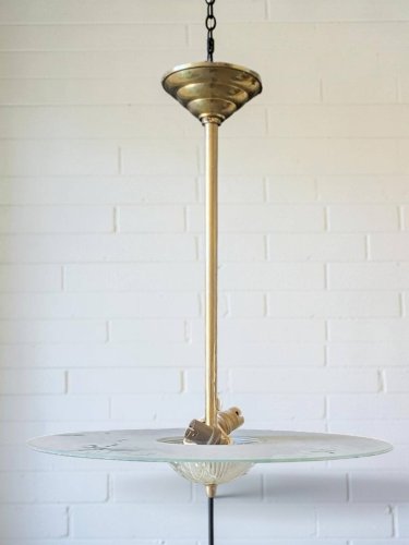 Suspension Art déco Disque