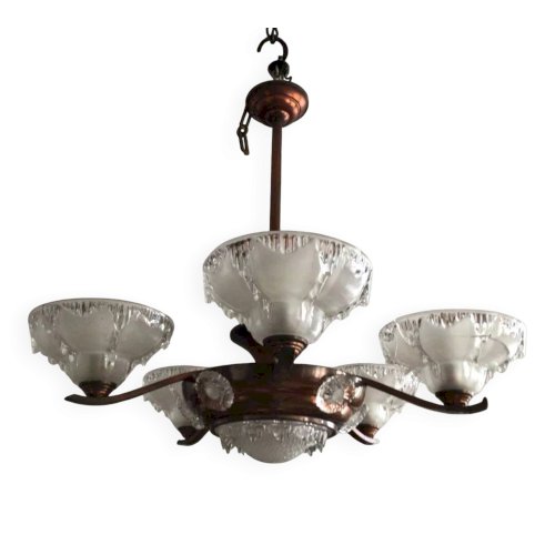 Suspension Art déco Ezan